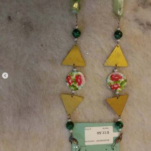 Long beaded vintage earrings
